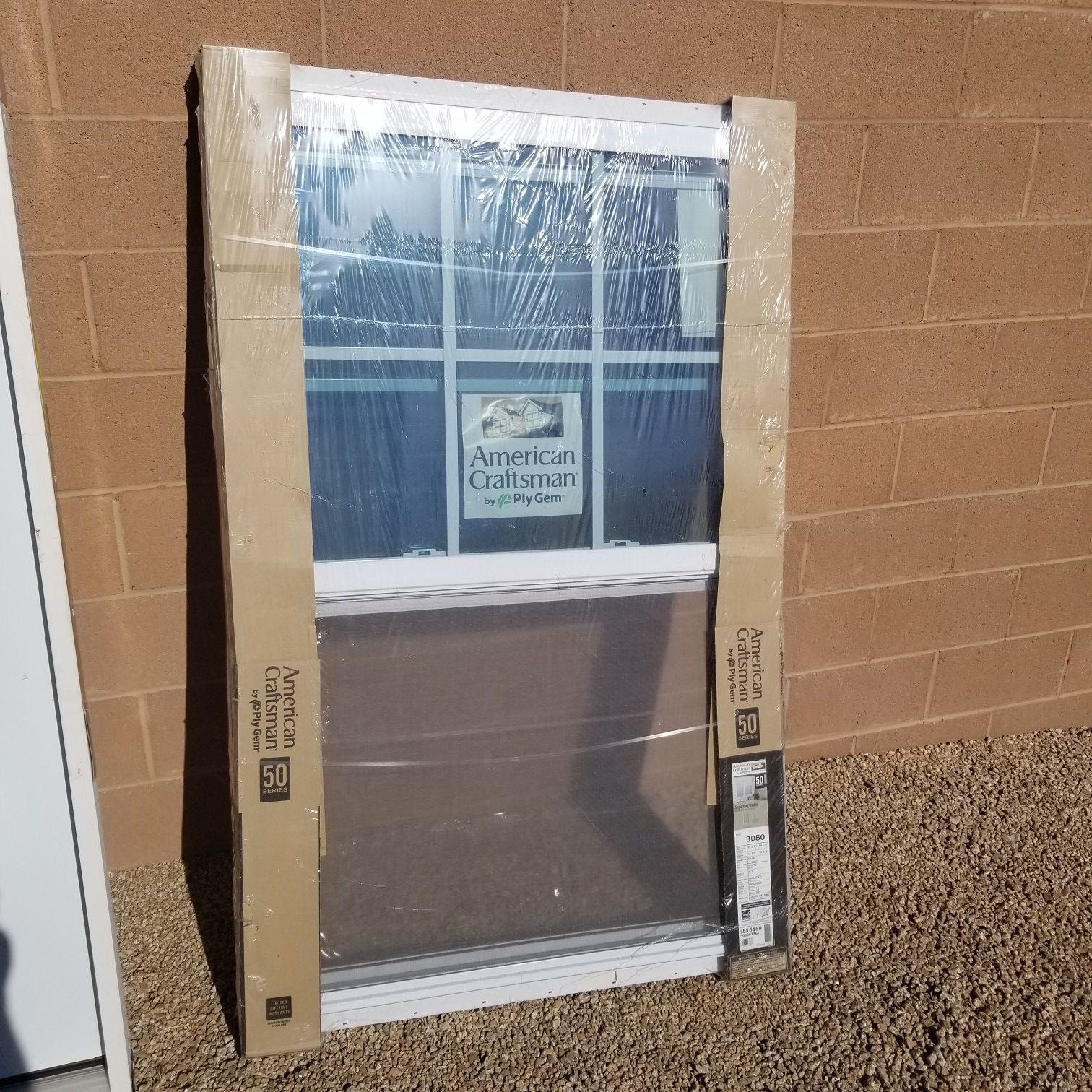 American Craftsman 3050 50 Series Single Hung Vinyl Window