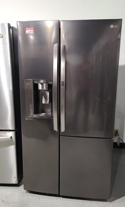 LG Side-by-Side Stainless Steel Fridge
