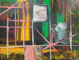 Abstract painting by Frederick Agnew