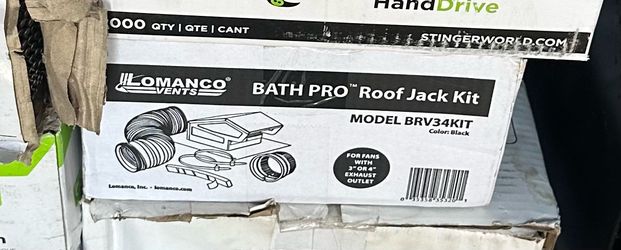 Bath pro roof jack kit Model-brv34kit