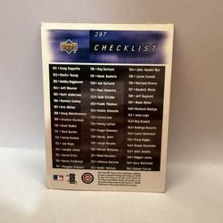 Upper Deck MVP Sammy Sosa #297 Checklist Chicago Cubs Baseball Card