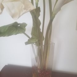 Vase With Artificial Flowers 