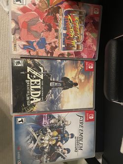 Nintendo Switch Zelda, Street Fighter 2, Fire Emblem Warriors