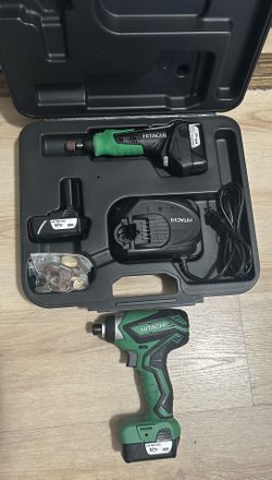 Hitachi 12v Mini Grinder And Impact 