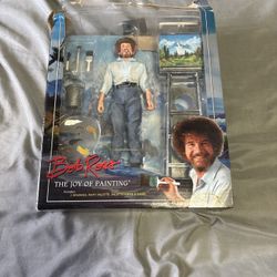 NECA Bob Roo The Joy Of Painting Clothed Action Figure