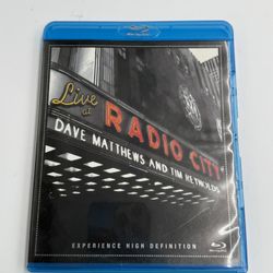 Dave Matthews & Tim Reynolds Live @ Radio City Blu-ray 2007 GOOD Tested Complete