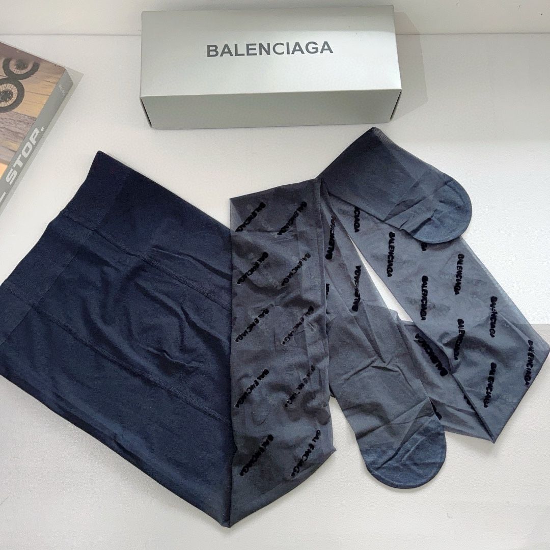 Balenciaga classic letter stockings