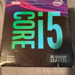 Core I5 Processer 9400f 