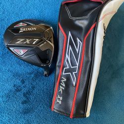 Tour Issue Srixon ZX7 MK  II 9.5* Driver Head Only w/ Headcover & Tip Adapted 