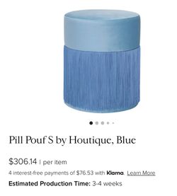 Pouff ottoman by houtique