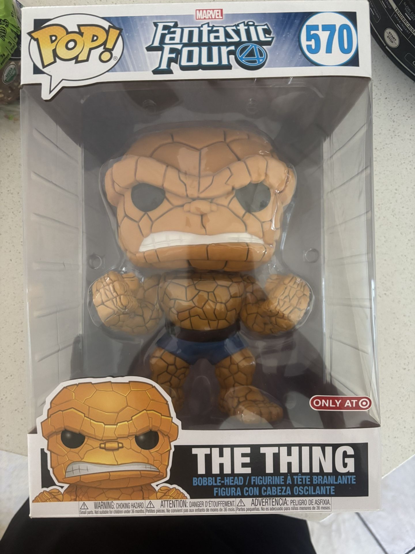 Marvel Comics The Thing Funko Pop 10” New Fantastic Four
