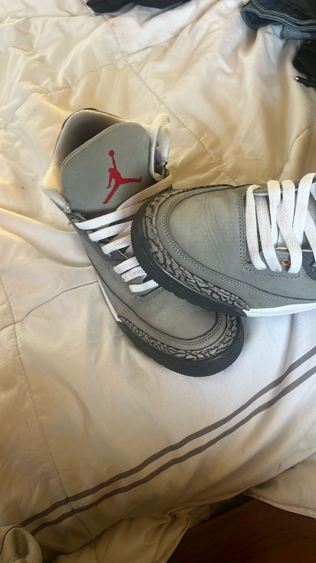 Jordan Retro 3 Cool Grey 7.5