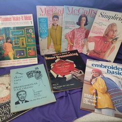 Vintage Sewing Magazines And Booklets Bundle 