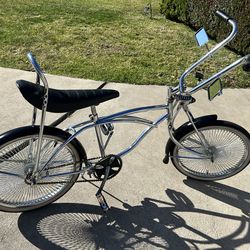 20” chrome lowrider bike