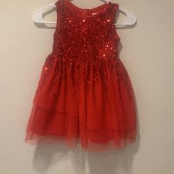 Girls 4/5 Xs Jar Jack Fancy Red Dress 