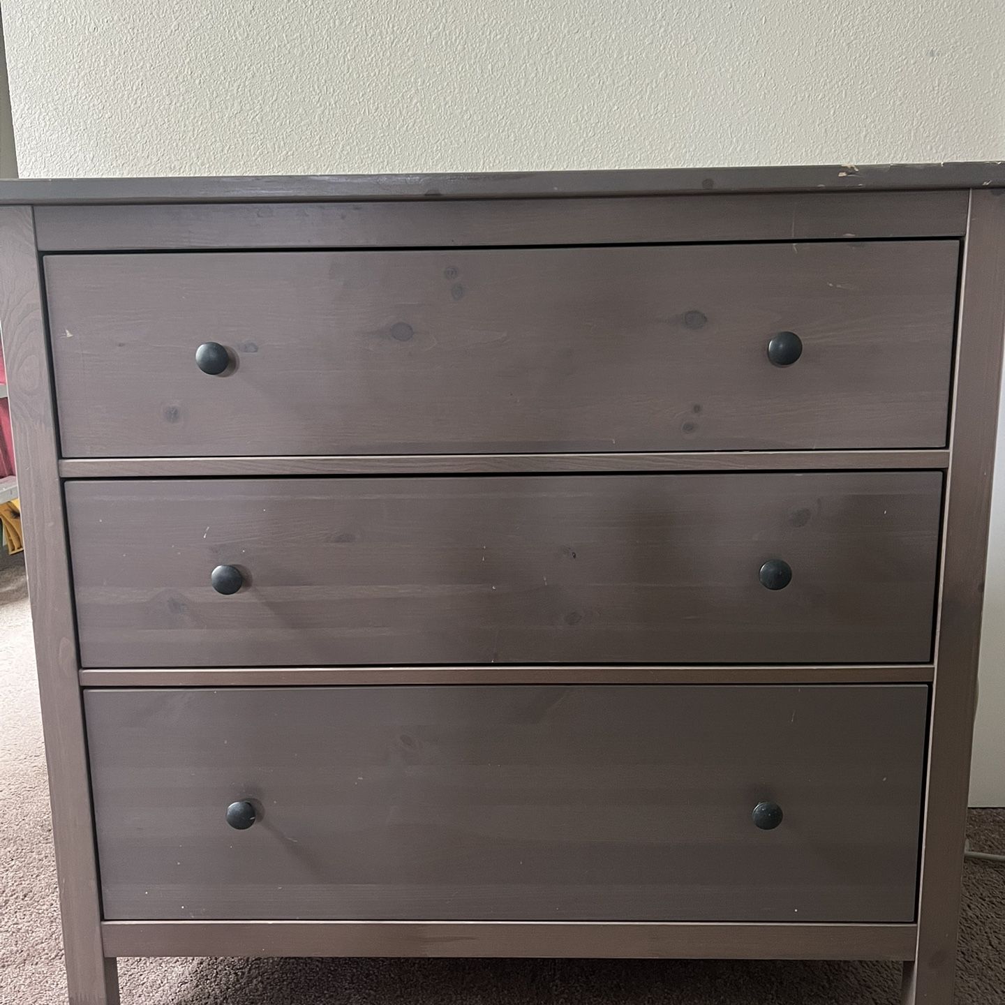 ikea hemnes grey brown dresser IKEA HEMNES 3-drawer dresser, black-brown, 42 1/2x37 3/4