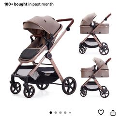 Lortsybab 2-in-1 stroller and infant bassinet, new condition