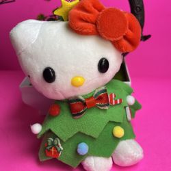 Hello Kitty Plush Keychain, Christmas, Accessories 