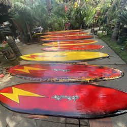 Wood Surfboard   Wall Or Yard Decor
