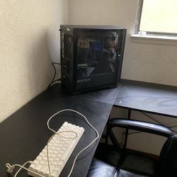 L shaped desk