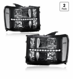 Headlight Assembly for 2007-2013 GMC Sierra 1(contact info removed) 3500HD