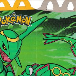 RAYQUAZA HAPPY MEAL BOX | POKÉMON DRAGON DISCOVERY | MCDONALDS 2025