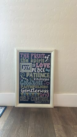 Framed Bible Verse