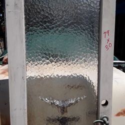 A 30" X 79" Glass Door