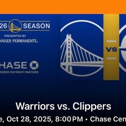 Warriors Vs Clippers 
