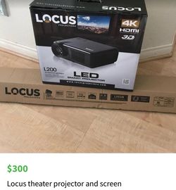 Locus L200 HDMI LED Smart Video Projector