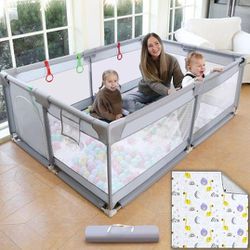 Brand New Xlarge Baby Play Pen With Safety MAT, Anti Collision Foam Toddler Activity Center Corralito DE Bebe