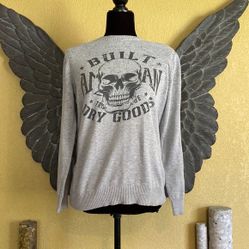 LCW Teen Skull Pullover Sweater 
