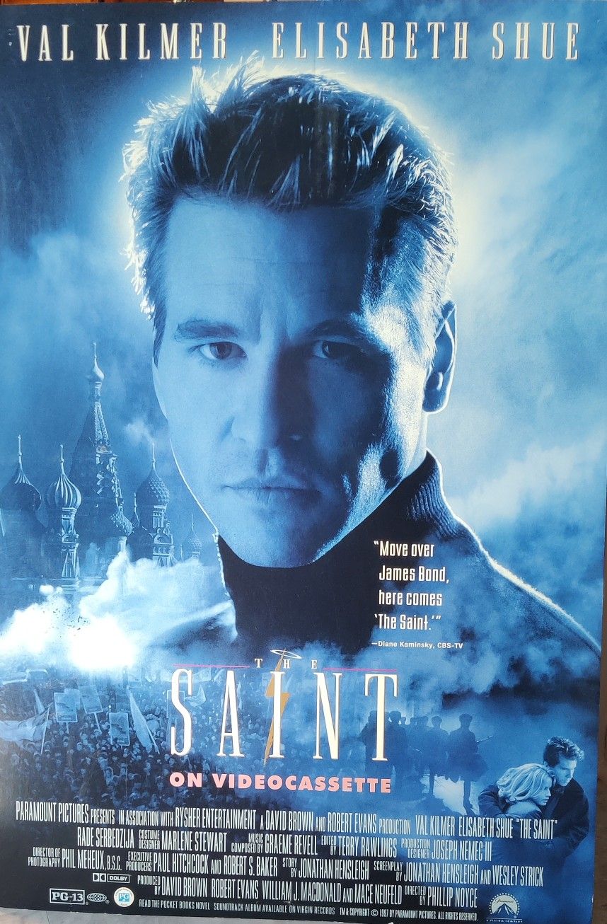 POSTER -
Val Kilmer, "THE SAINT"