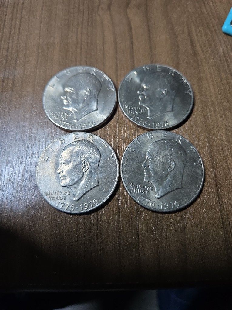 Ike Dollars Bicentennial Dollars