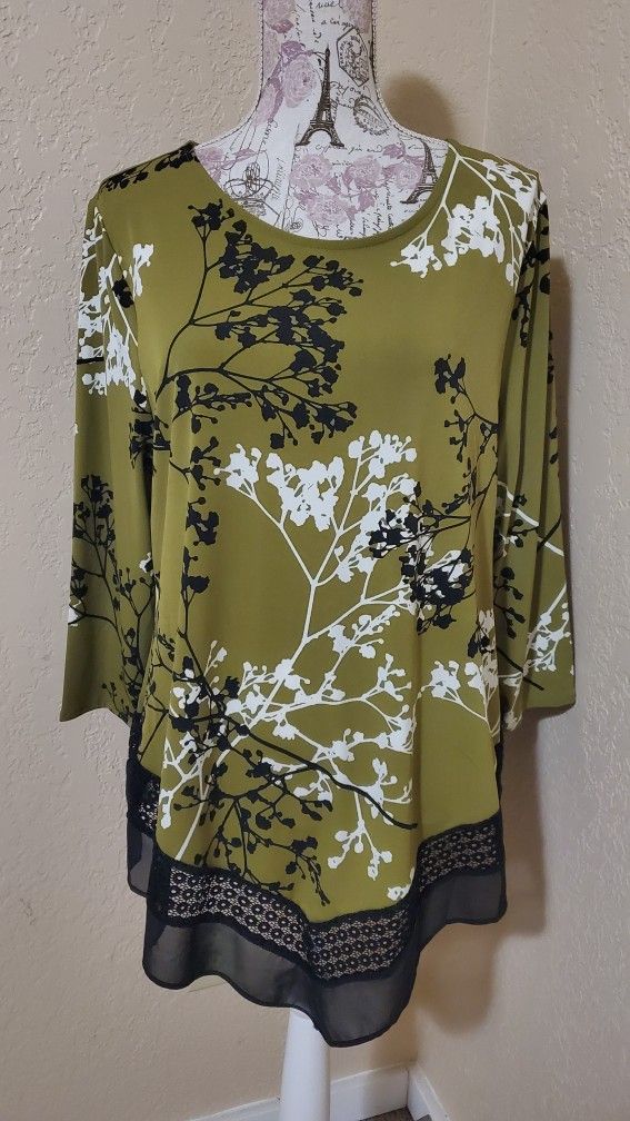 NWT. ALFANY Womens Tunic. XL