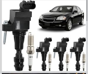 UF491 Ignition Coil Packs & Iridium Spark Plugs (Set of 4)