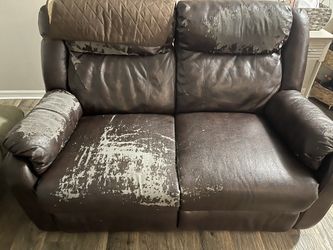 Used Love Seat Recliner . Bought In 2019