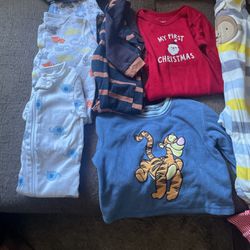 Baby Boy Clothes, Vibrating Bouncer  & Diapers