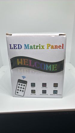 LED Matrix Panel 16 x 32 Rideshare sign with Remote Control brand new in box