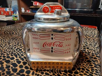 coca-cola jukebox cookie jar