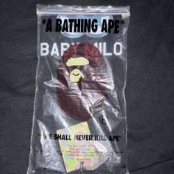 Blue Baby Milo Bape Tee, Size:  Large 