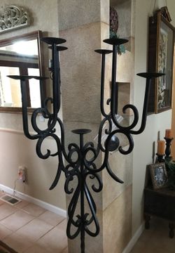 Iron candelabras...set of 2