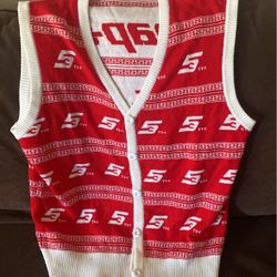 Snap On Christmas Vest And Cape 