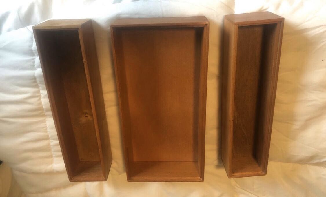 Wooden silverware/flatware holders