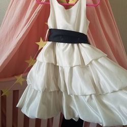 Ivory flower girl dress