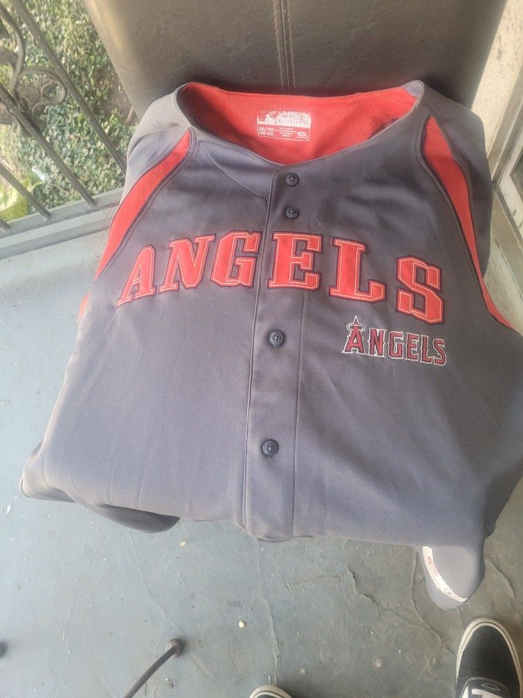 ANGELS GREY/RED JERSEY 2XL