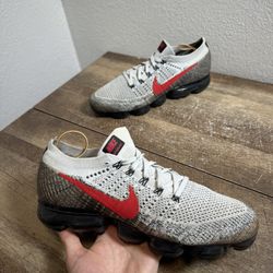 Nike Air VaporMax 1.0 Heritage Men Size 11 849558-020 Red Pure Platinum Shoes