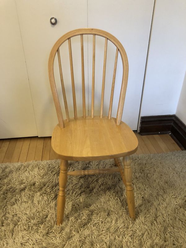 Blonde wooden chair for Sale in Chicago, IL OfferUp