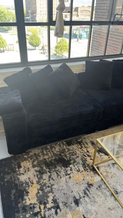 3 piece fluffy sofa