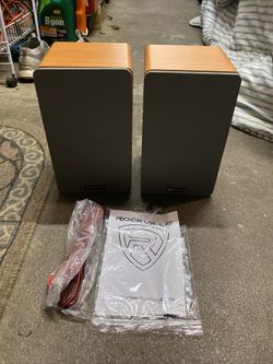 Rockville bookshelf speakers